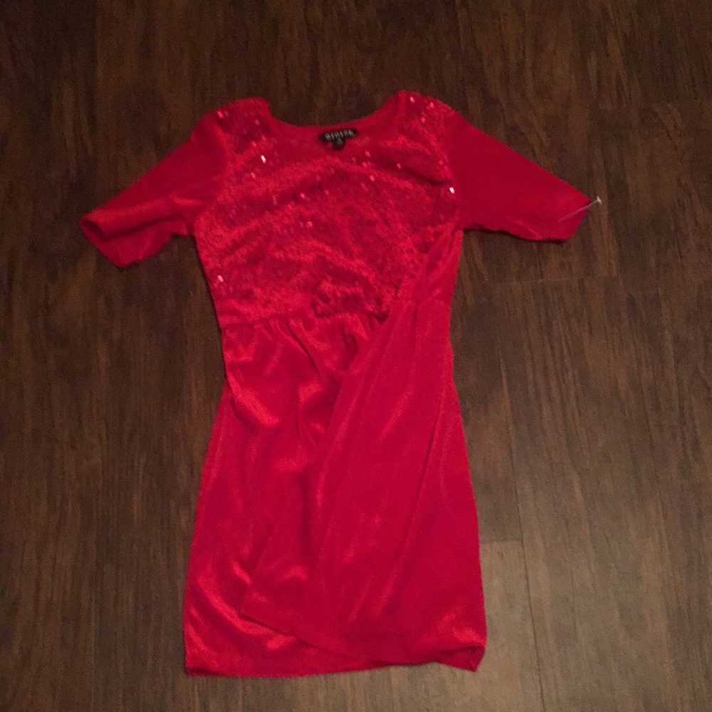 Red dress
